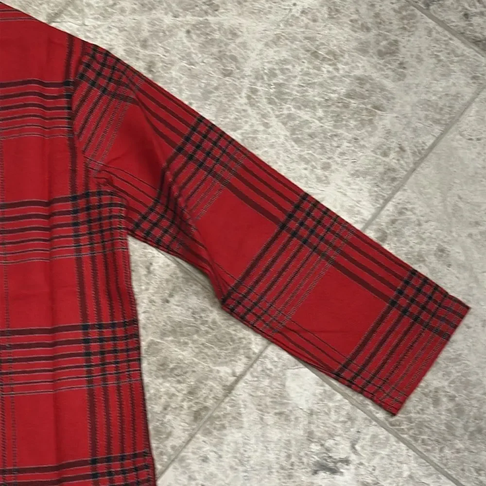 Lands End X Blake Shelton Plaid Flannel Pajama Set Boys Size 4 NEW